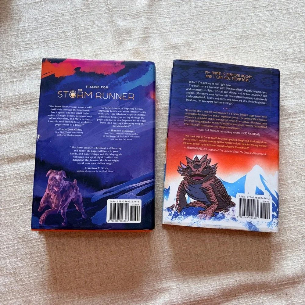 Rick Riordan Presents The Storm Runner & Race to the‎ Sun Hardcover Book Set